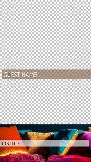 Lower Third — Interior Design Theme